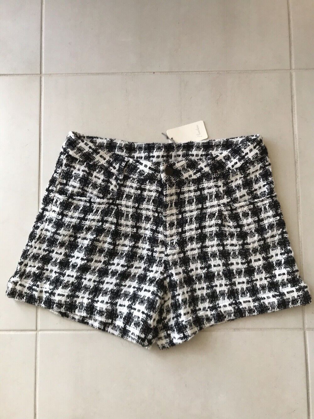Flawless Shorts Plaid Mid Rise